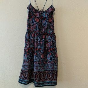 Colorful print dress